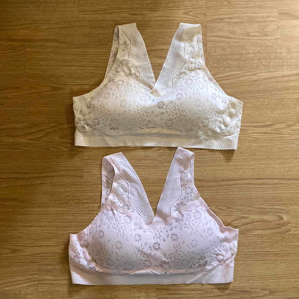 Breezy bloom bras-lounge bras. Bundle of 2!